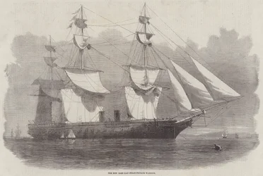 The New Iron Clad Steam-Frigate Warrior